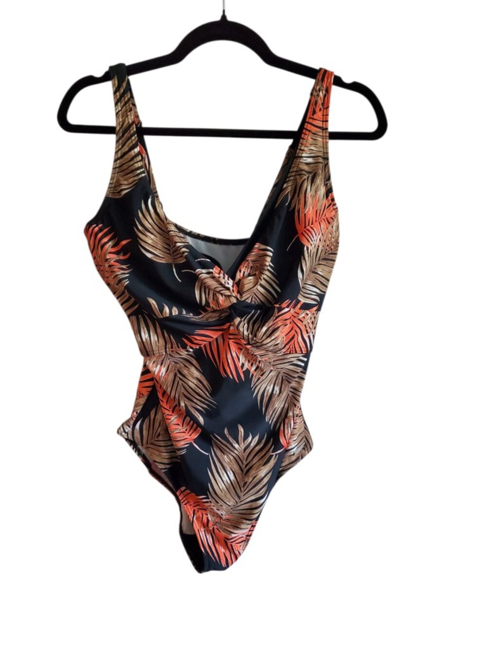 Lascana Palm Print Tummy Control One Piece